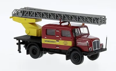 Produktbild von Brekina LKW IFA S 4000-1 Doka mit Drehleiter Minol 71770