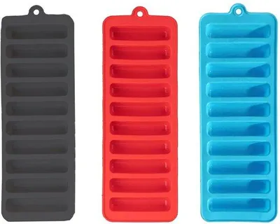 Immagine prodotto di Set da 3 piccoli stampi per cubetti di ghiaccio in silicone