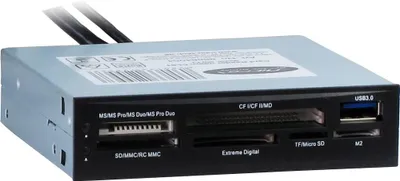 Immagine prodotto di Inter-Tech CI-01 lettore di schede USB 3.2 Gen 1 (3.1 Gen 1) interno nero