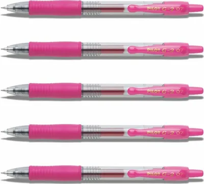 Produktbild von Pilot G2-07 Gelschreiber pink - 5er-Set