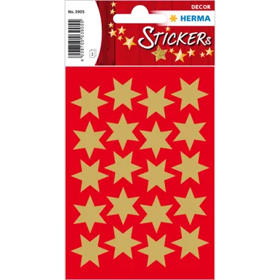 Immagine prodotto di HERMA DECOR STERNE GOLD Ø21 mm