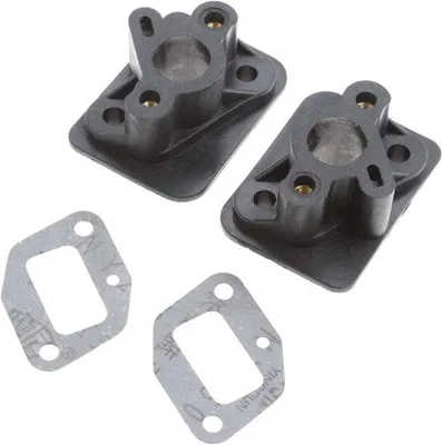 Productafbeelding van Carburateurset voor grasmaaiers - Inlaatstuk met kogellager, 2 stuks, geschikt voor modellen 1E40F-5, 44F-5, BC430, CG430, CG520, 43cc, 52cc