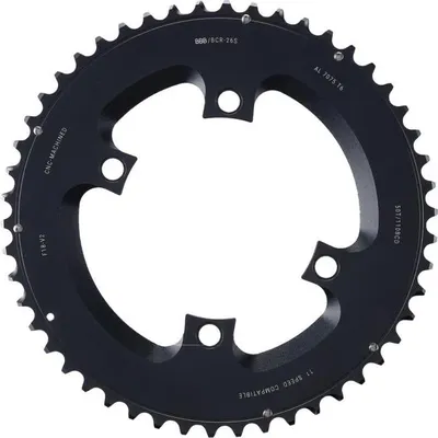 Produktbild von BBB Cycling Kettenblatt ElevenGear 48T/110mm anthrazit 48T 110mm - präziser A...