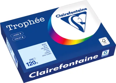 Produktbild von Clairefontaine Kopierpapier Trophee hellblau DIN A4 - Normal/Kopierpapier - 120 g/m²