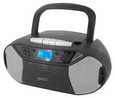 Produktbild von KENDO Boombox 24EX Radiorekorder mit CD-Spieler und Kassettendeck (Tragbar, UKW/FM-Radio, Netz- oder Batteriebetrieb)