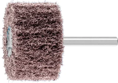 Produktbild von PFERD TOOLS POLINOX Vlies-Schleifstift High Performance PNL Ø 50x30mm Schaft-Ø 6 mm A100 für Feinschliff und Finish