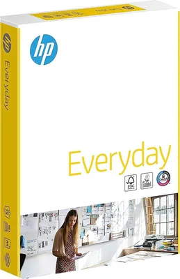 Produktbild von HP Everyday Paper – hochwertiges, zuverlässiges, kosteneffizientes Büropapier A4, 75 g/m², 161 Weißgrad, Box mit 5 Ries (2500 Blatt)