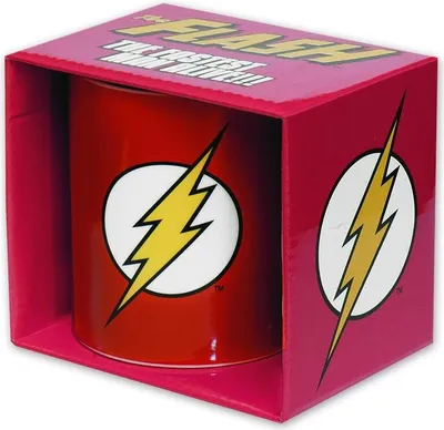 Immagine prodotto di Dc Comics The Flash Mug Tazza da caffè rosso Caffettiera in porcellana 325ml + Box