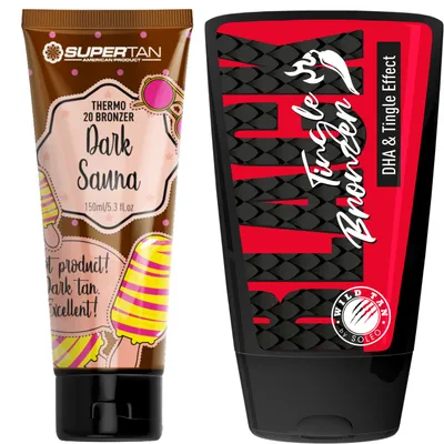 Produktbild von Supertan Dark Sauna + Wild Tan Black - kribbelfrei