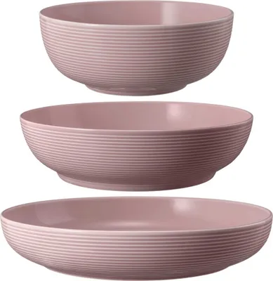 Produktbild von Seltmann Weiden Beat Altrosa Foodbowl Set 3tlg. 20/25/28 cm