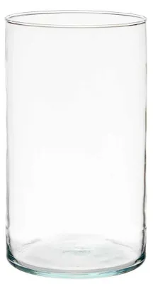 Produktbild von Giftdecor Vase - Zylinderform - transparentes Glas - 17 x 30 cm