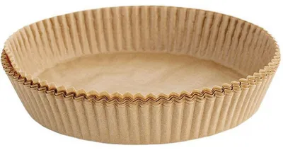 Productafbeelding van ALGON Bakpapier voor airfryer, rundvlees, 24 cm, 20 stuks, geschikt voor airfryers, antiaanbaklaag
