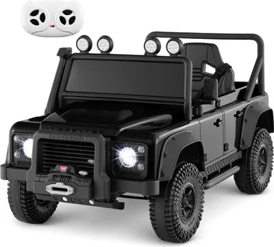 Immagine prodotto di Auto elettrica per bambini con telecomando, nera, batteria da 12 V