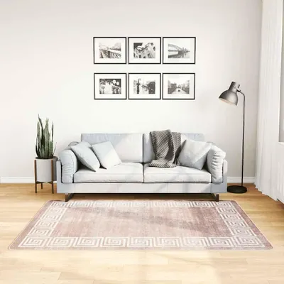 Obrázok produktu pre vidaXL Koberec, prateľný, béžový, 120 x 180 cm