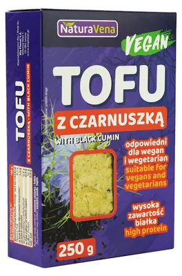 TOFU Z CZARNUSZKĄ 250 g - NATURAVENA