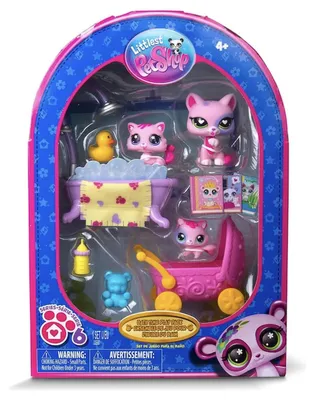 Produktbild von Bandai Spielfigur Littlest Pet Shop Baby-Badeset