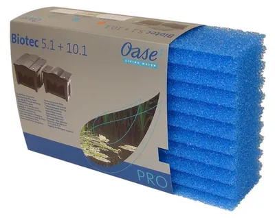 Produktbild von OASE 56678 Ersatzschwamm blau -Smart 18000-36000 - Filtermedium, Filterschaum, Ersatzfilterschwamm mit grober Körnung, Filterzubehör