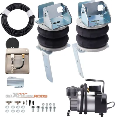 Produktbild von 2x Luftfederung Luftfeder +12 V Kompressor Set for Ford Transit 2001-2020 4000K