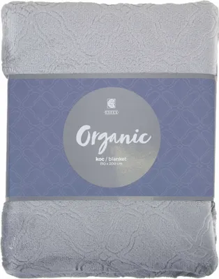 Obrázek produktu pro Deka, elegantní deka s ornamenty Organic 150x200cm světle šedá