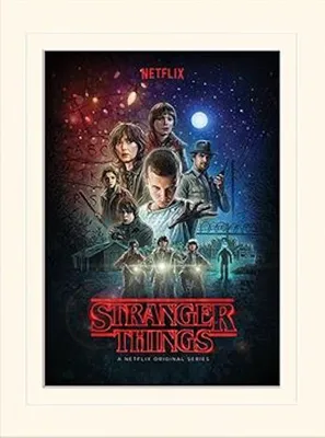 Obrázok produktu pre Stranger Things – plagát – s paspartou – 30 x 40 cm – plagát