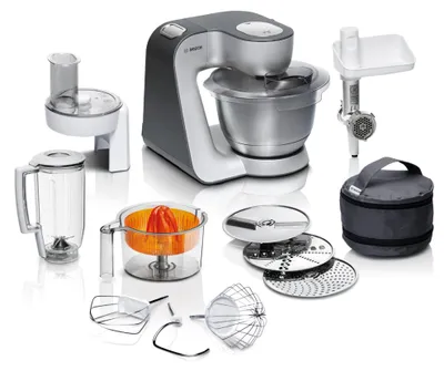 Produktbild von Bosch MUM56340, Silber, 7.48 kg, 280 mm, 271 mm, 220 - 240 Hz, 50/60 V