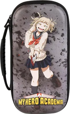 Produktbild von Konix My Hero Academia Schutz- und Tragetasche für Nintendo Switch, Switch Lite und Switch OLED – Aufbewahrung für 8 Spiele – Design von Himiko Toga