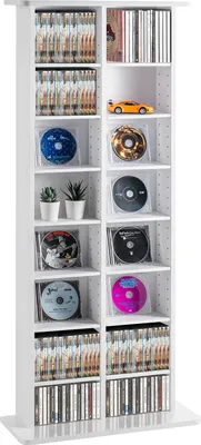Zdjęcie produktu dla Szafka na Płyty CD/DVD z Regulowanymi Półkami 464 Płyty