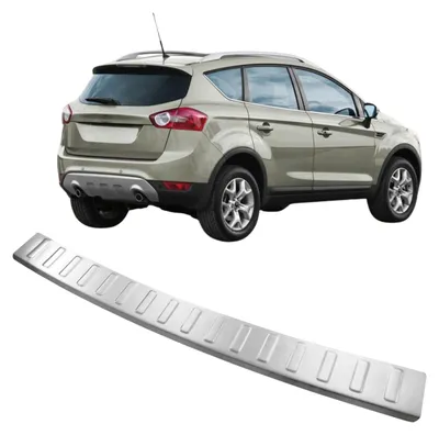 Imagen del producto de Cubierta del portón trasero cromada, acero inoxidable, para SUV Ford Kuga de 5 puertas, modelo 2008-2013