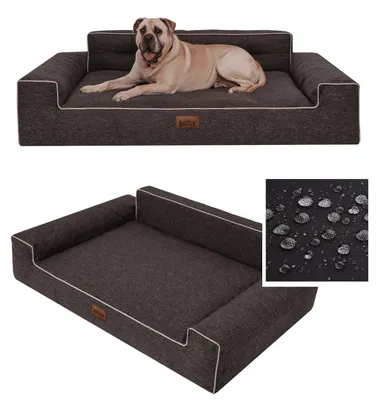 Produktbild von PillowPrim Glamour Hundebett Langlebig Wasserfest XXL 115x79cm