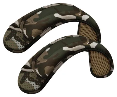 Produktbild von Schulterpolster 2er Set Universal ultradick Camouflage grün 33cm lang rutschfest atmungsaktiv