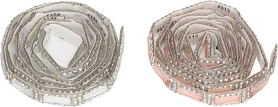 Produktbild von 6 Yard selbstklebendes Strassband, 1 cm, glänzendes Champagner-Weiß-Band für Heimwerker