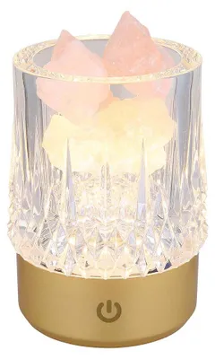 Image de Lampe de table LED, variateur tactile, USB, batterie, D 7,8 cm