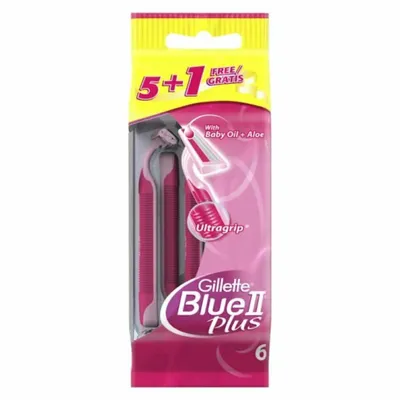 Zdjęcie produktu dla Gillette Blue II Plus 5 + 1 szt