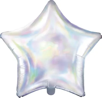 Zdjęcie produktu dla Balon foliowy Gwiazdka 48cm opalizujący