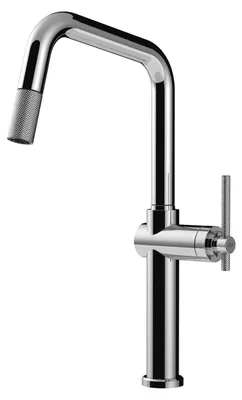 Produktbild von Gessi 60670, Ziehen, Chrom, Hebelgriffe, Einzelbild, 031 - chrome, Type U