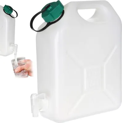 Produktbild von Wasserbehälter mit Wasserhahn für Reise, Camping und Garten