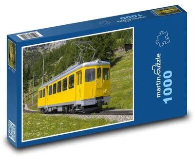 Obrázok produktu pre Puzzle 1000 Žltá zubačka v údolí - martinpuzzle