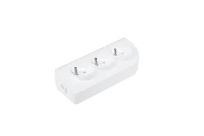 Obrázek produktu pro Rozbočovač pro 3zásuvkový prodlužovací kabel s bílou GN-30