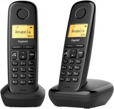 Immagine prodotto di Gigaset Gigaset A270 - Telefono Duo DECT - Nero
