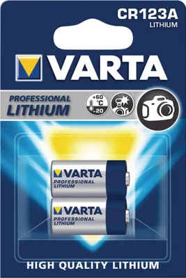 Obrázek produktu pro VARTA LITHIUM CR123A Blister 2