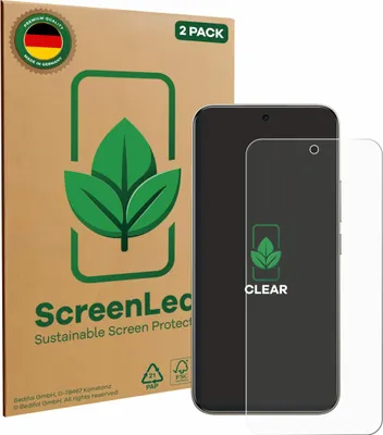 Produktbild von 2x ScreenLeaf Schutzfolie für Xiaomi Redmi Note 15 Pro Plus 5G nachhaltiger Displayschutz Display Schutz Folie Klar Transparent