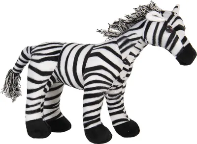 Immagine prodotto di Clayre & Eef Fermaporta Zebra 37x13x30 cm Nero Bianco Poliestere