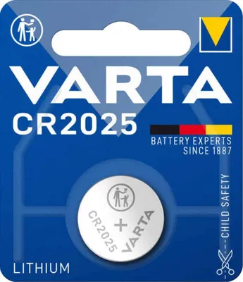 Produktbild von VARTA Lithium-Knopfzellenbatterie CR2025