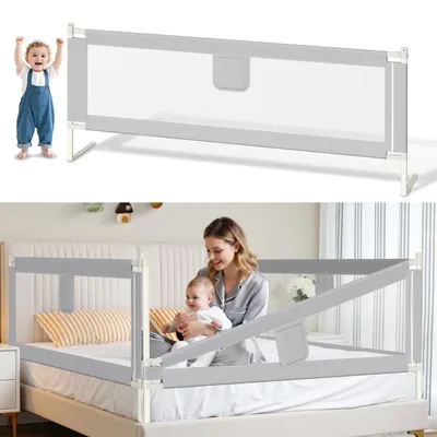 Image de Barrière de lit réglable pour enfants et bébés