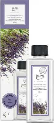 Produktbild von ipuro Lavender Touch, Flasche, Flüssigkeit, Lavendel, 200 ml, 1 Stück(e), Box