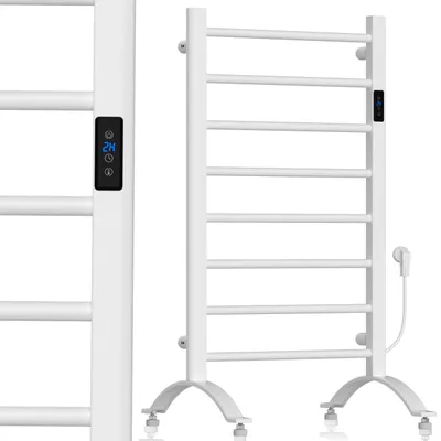 Produktbild von MalTec Badheizkörper Heizkörper Elektrisch Handheizkörper mitThermostat 90*50cm LCD Timer Weiss