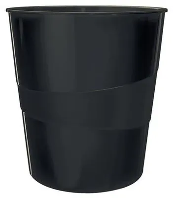 Obrázok produktu pre Odpadkový kôš, 15 litrov, LEITZ "Wow", čierny