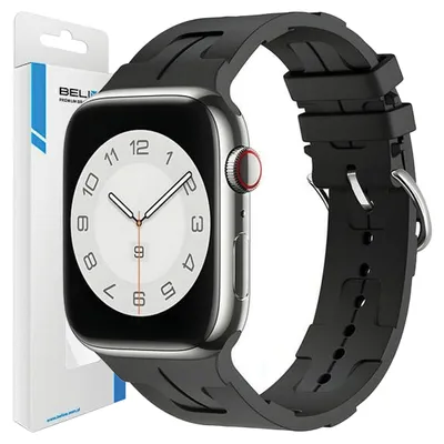 Immagine prodotto di Cinturino Apple Watch Beline Silicone Ultra 38/40/41Mm Nero /Nero Box