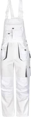 Produktbild von Arbeitshose Latzhose weiß/grau Größe 56