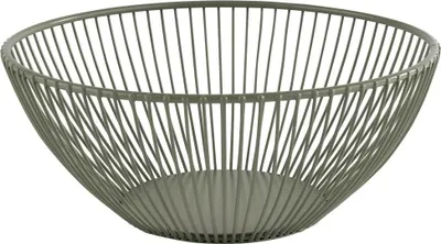 Produktbild von APS 30471 Korb SVART, Metall, Ø 20 cm, Höhe 8 cm, smoke green